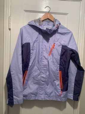 Free Country Blue Two Tone Athletx Windbreaker Jacket Breathable Mesh Lined M